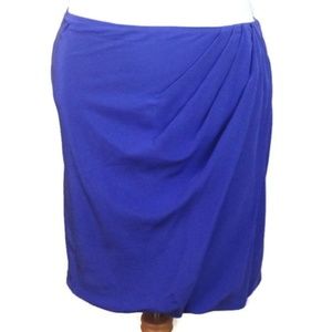 Josie Natori draped silk skirt Tavalu size 12